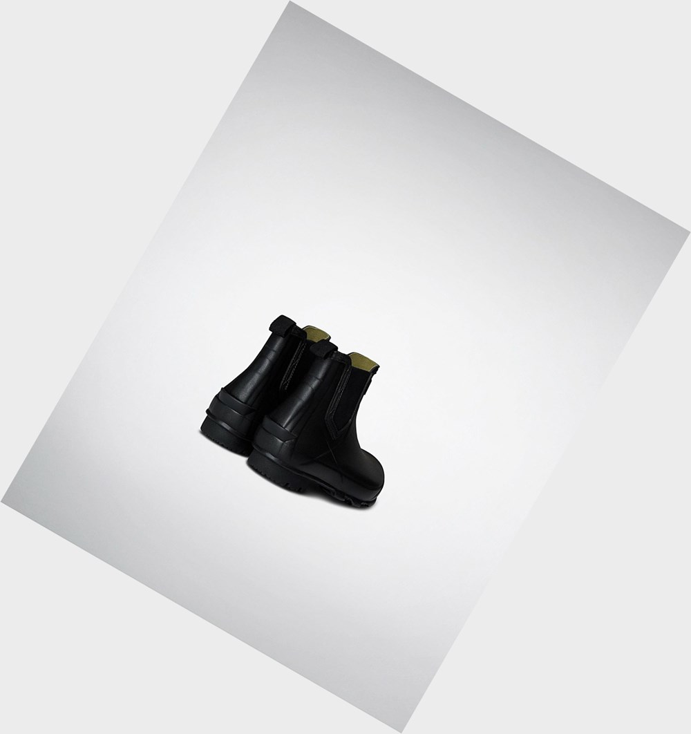 Botas Chelsea Hunter Norris Feminino Pretas | RFPSTB273