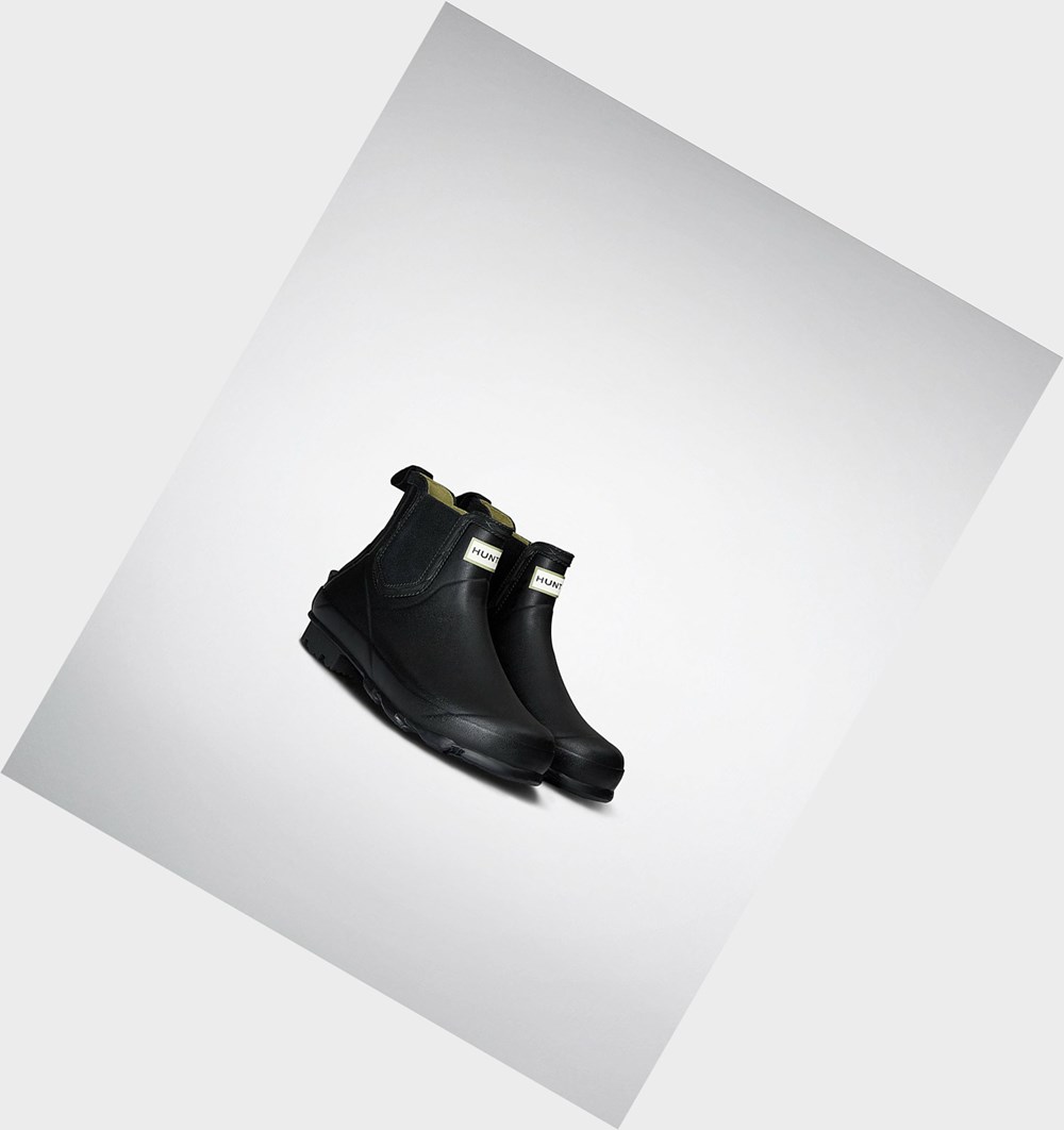 Botas Chelsea Hunter Norris Field Masculino Pretas | FTABLH138