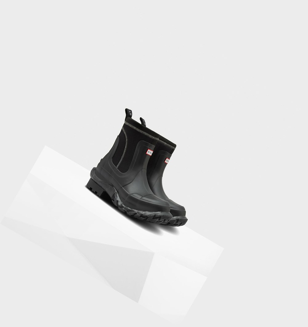 Botas Chelsea Hunter Stella Mccartney X Feminino Pretas | JOGNLK193