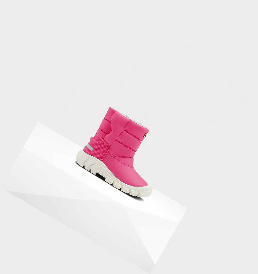 Botas de Neve Hunter Original Big Insulated Criança Luz Rosa | LPIJTB829