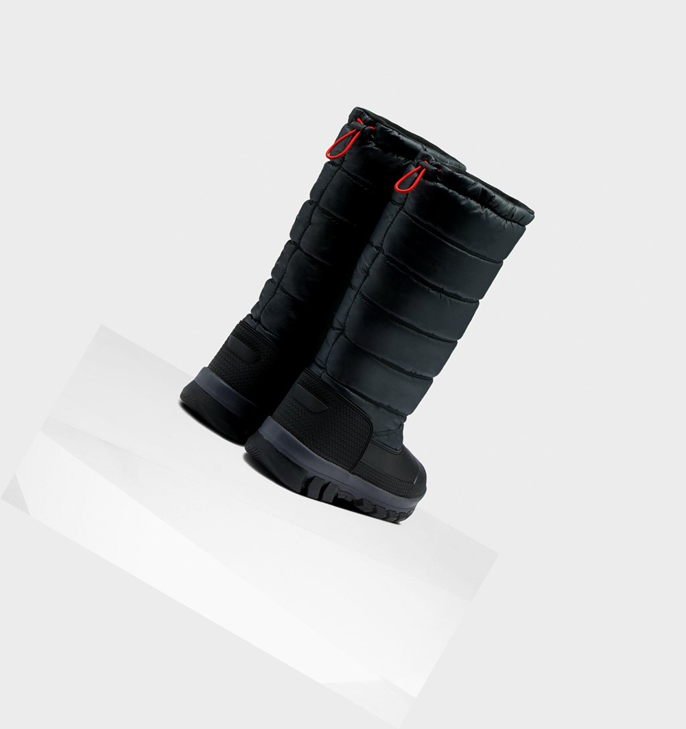 Botas de Neve Hunter Original Insulated Tall Feminino Pretas | ONAZCV047