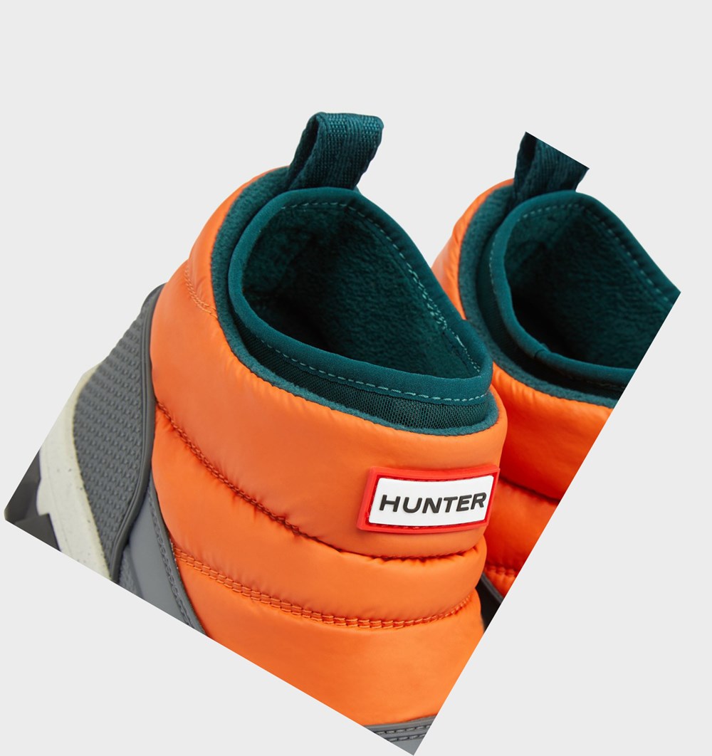 Botas de Neve Hunter Original Insulated Ankle Feminino Laranja | ZSELBF512