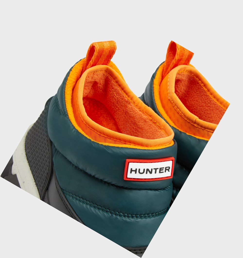 Botas de Neve Hunter Original Insulated Ankle Feminino Verdes Cinzentas | MIQHOF708