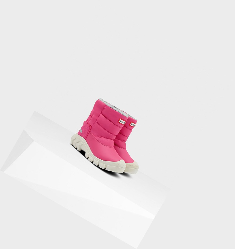 Botas de Neve Hunter Original Little Insulated Criança Luz Rosa | SFMCKH274