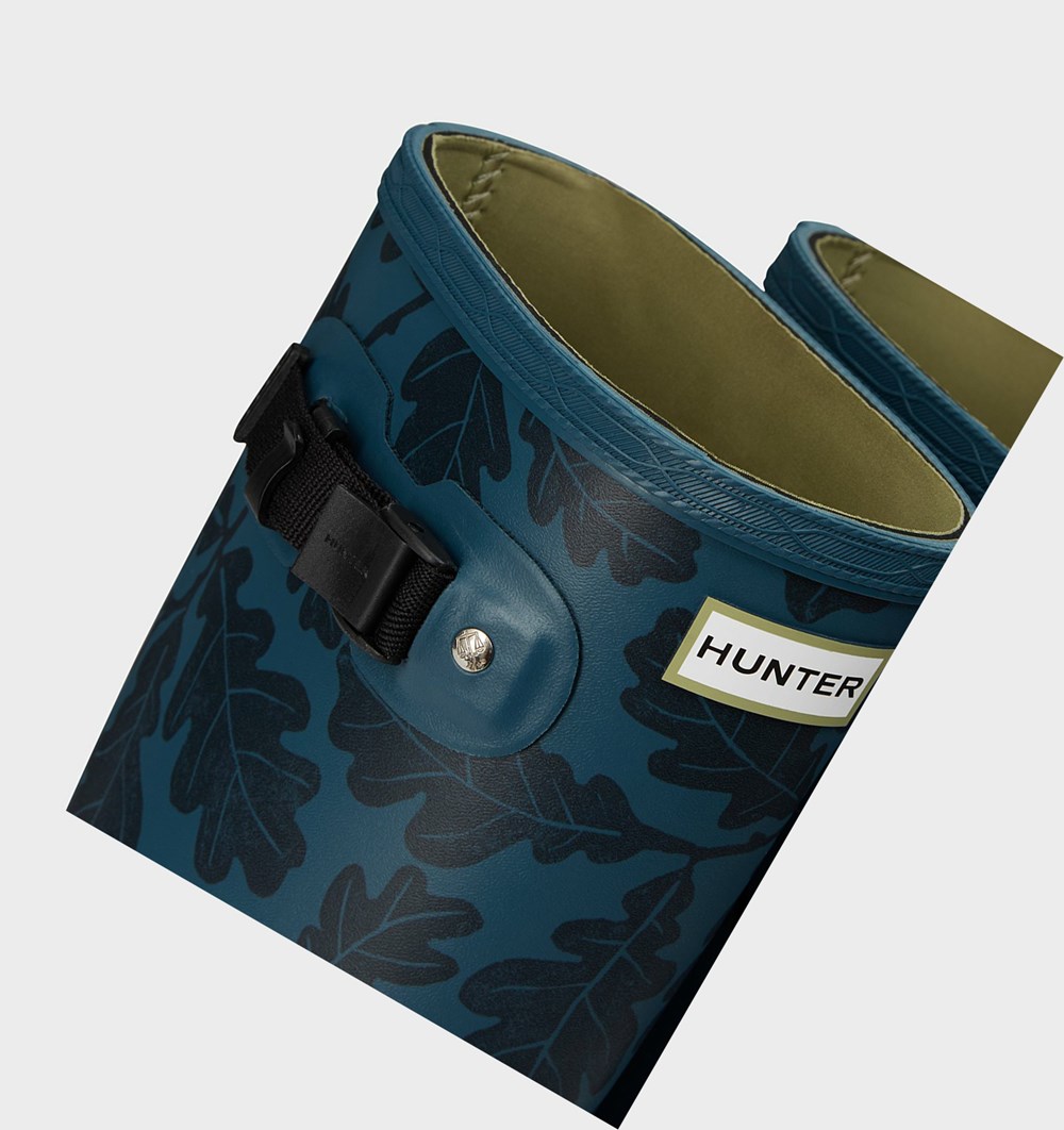 Galochas Hunter National Trust Print Norris Field Feminino Azuis | ACEXGR906