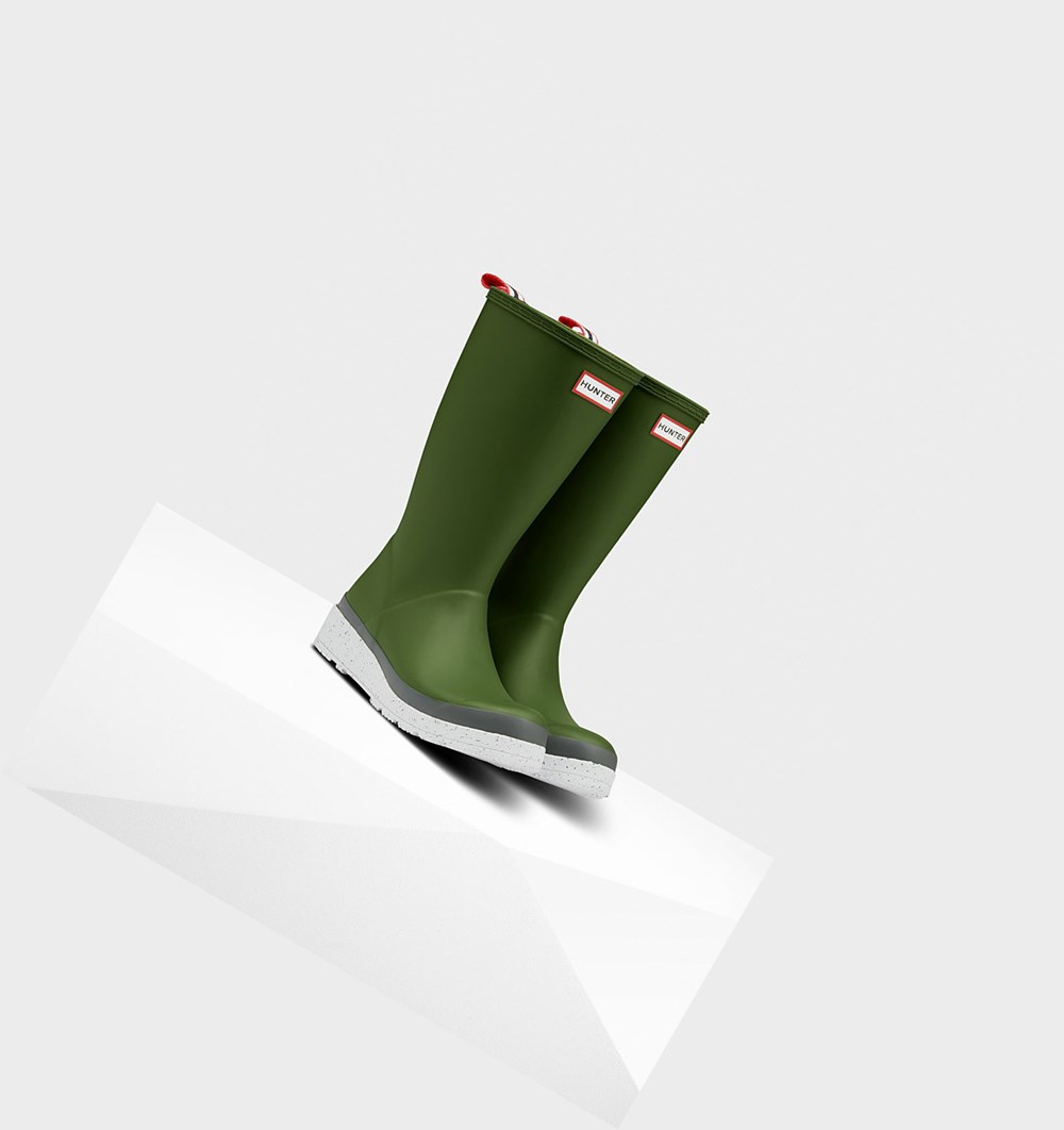 Play Boots Hunter Original Tall Speckle Rain Feminino Verdes Branco | JUHWYE561