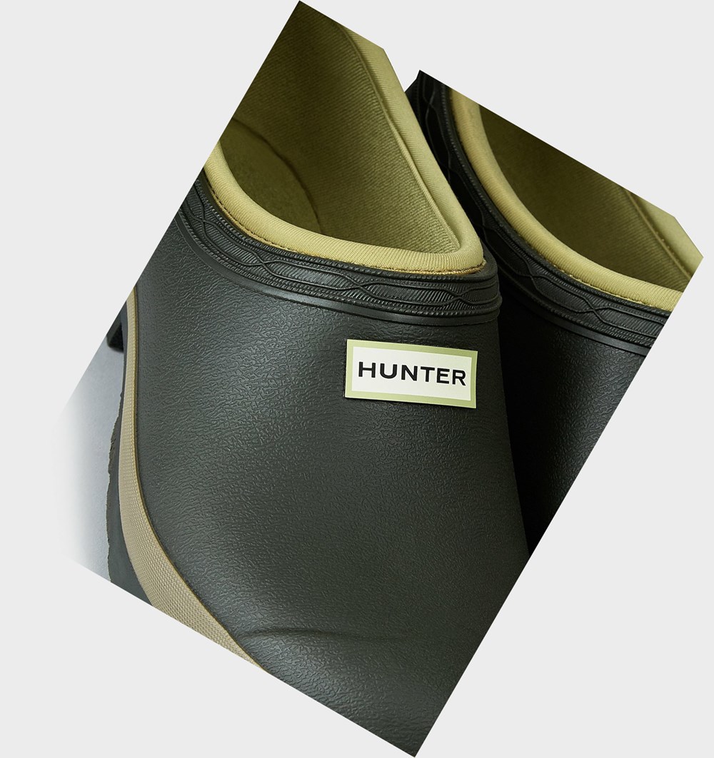 Tamancos Hunter Gardener Feminino Verde Oliva Escuro | TELPXN261