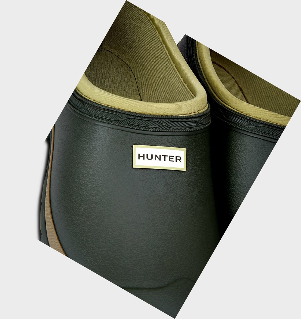 Tamancos Hunter Gardener Masculino Verde Oliva Escuro | BGNSCL856